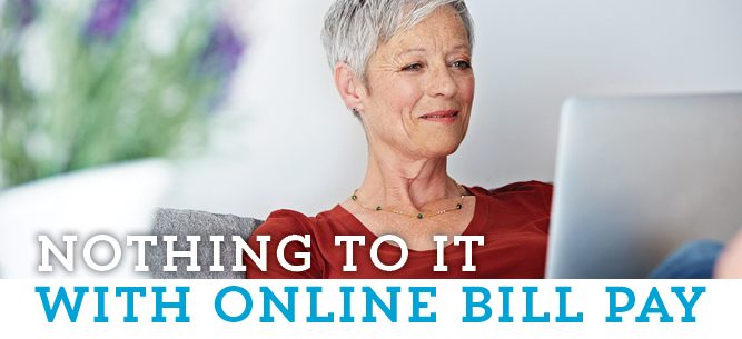Online bill payment is easy, and free!